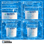Pool Shock by Aqua Org Plus - 65% Granular Cal Hypo - Swimming Pool Shock for In-Ground, Above Ground, Spas & Hot Tubs - 50 Pound Pail