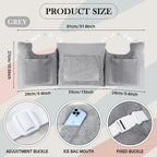 Suzile Mastectomy Pillow Post Surgery, Breast Pillow for After Breast Cancer Mastectomy Necessities, Surgery Recovery Gifts for Women(Gray)