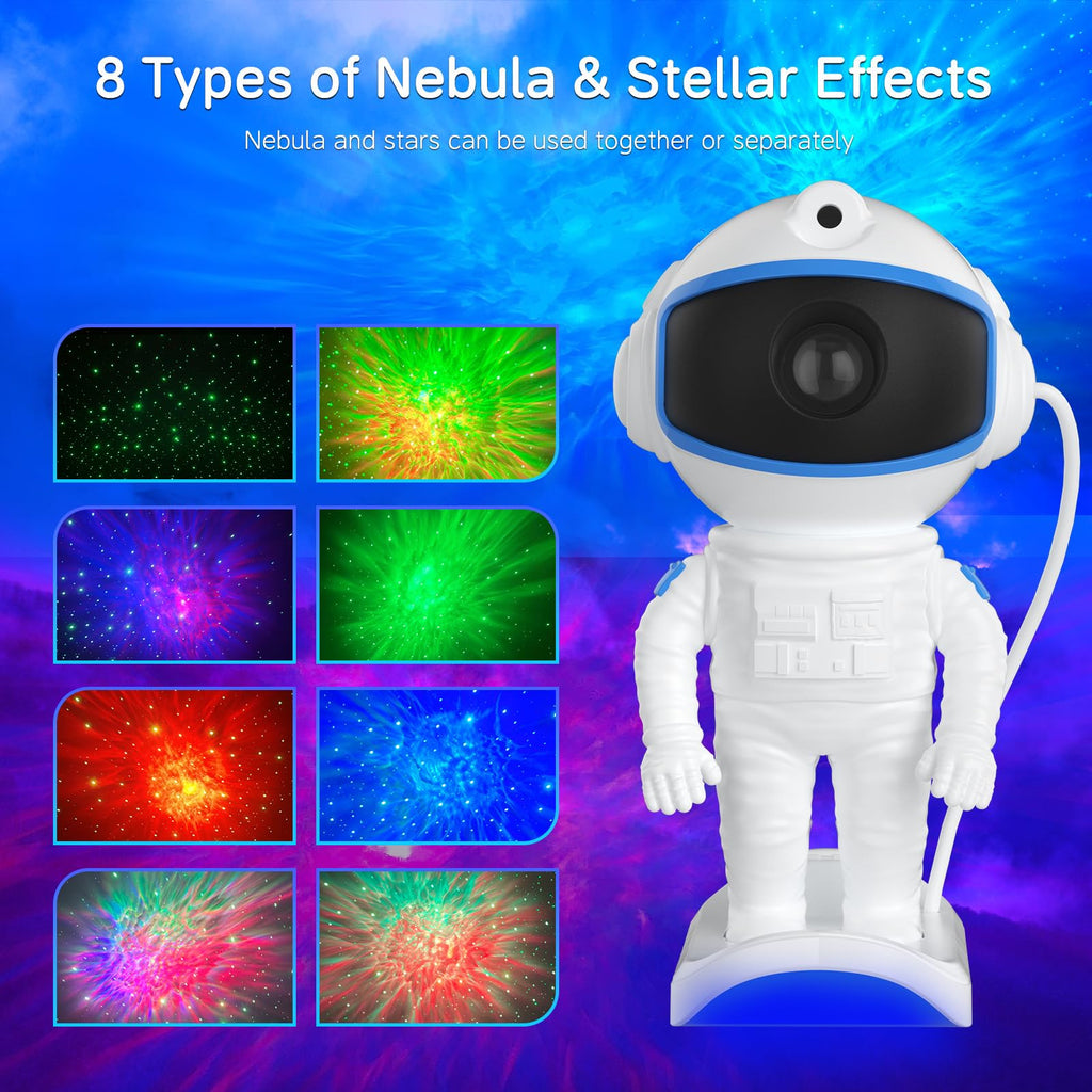 HIJOPIB Star Projector Night Light, Galaxy Projector with Remote Starry Nebula Ceiling LED Lamp, Gifts for Kids, Christmas/Room Decor/Birthdays/Tiktok Live