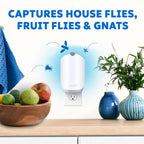 Zevo Flying Insect Trap Refill Cartridges, Fly Trap, Fruit Fly Trap (6 Refill Cartridges)