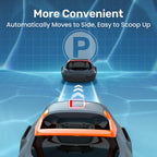 Cordless Robotic Pool Cleaner, Pool Vacuum for Above Ground Pool Lasts 90 Min, Portable, Self-Parking, Ideal for Pools up to 860 sq.ft