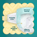 Pampers Swaddlers Diapers, Size 4 (15-34 lbs), 150 Count, Hypoallergenic, Absorbent, Keeps Baby Dry and Comfortable, Skin Safe Disposable Baby Diaper