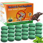 Mouse Rodent Repellent 24 Pack, Peppermint Oil Balls for Rodents Outdoor and Indoor Use, Deterrent Rats Mice Repellent for Car,Kitchen