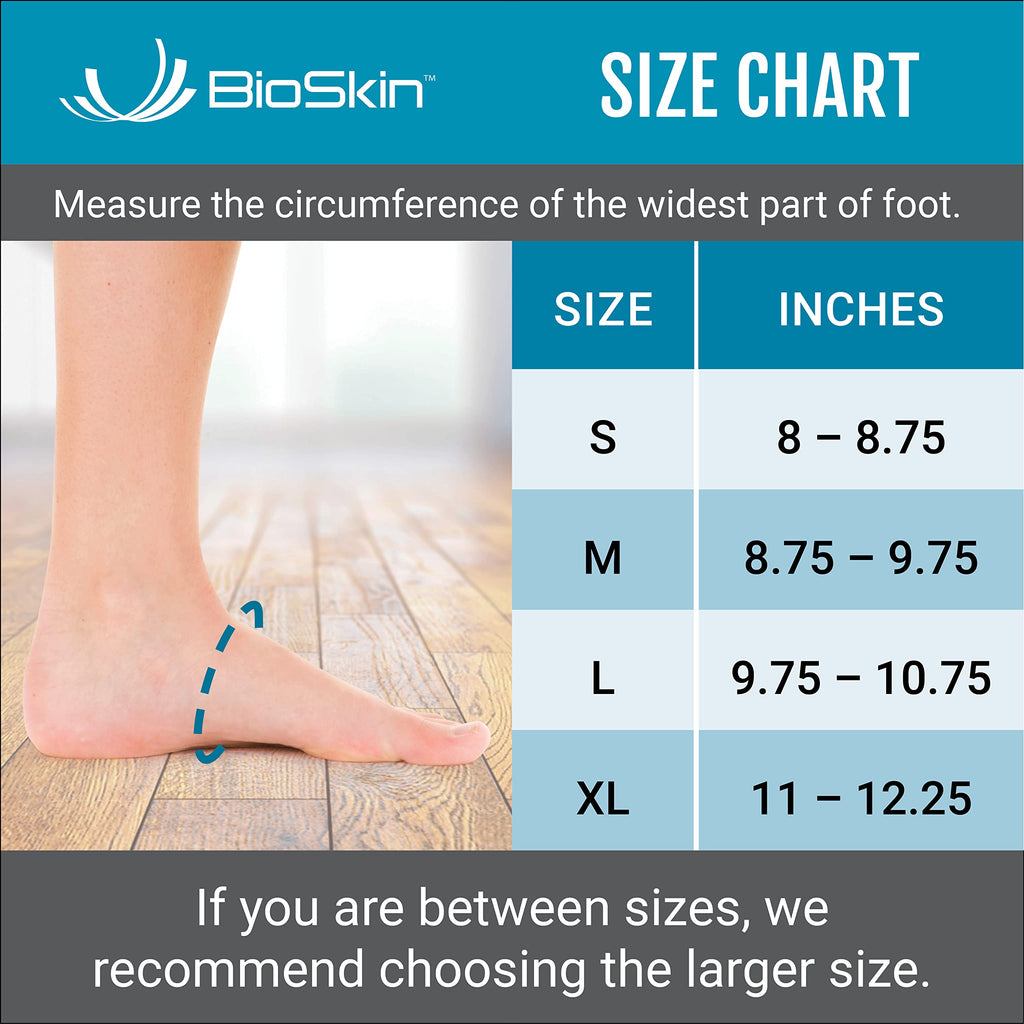 BioSkin TriLok Ankle Brace for Women & Men - Ankle Brace for Sprained Ankle, Plantar Fasciitis Relief, Foot Arch Support, Peroneal Tendonitis Relief, & PTTD Support, HSA or FSA Eligible