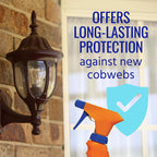 TERRO Spider Cobweb Eliminator and Repellent Spray - Prevent Spiderweb Formation - Ready-to-Use & Works Immediately - Long Lasting Results - T2360