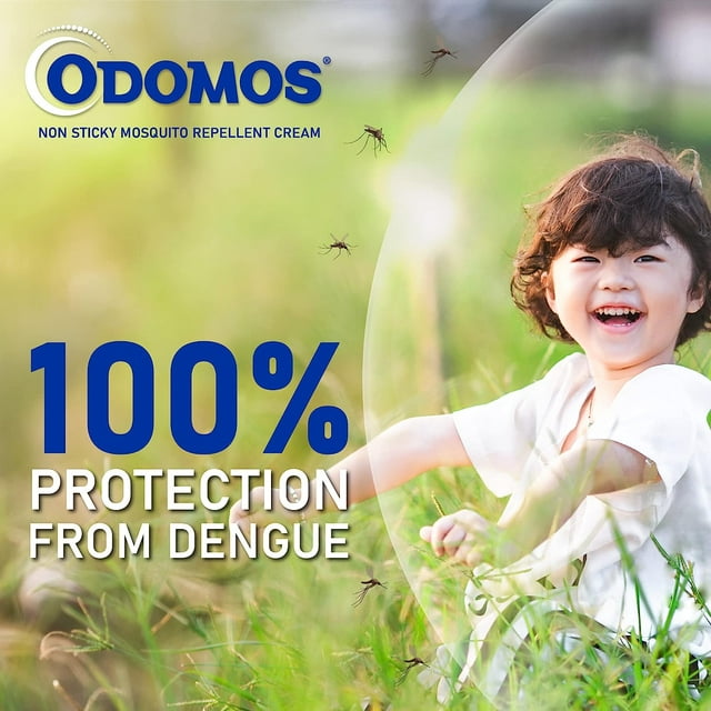 Dabur Odomos Non-Sticky Mosquito Repellent Cream (with Vitamin E & Almond) - 50g