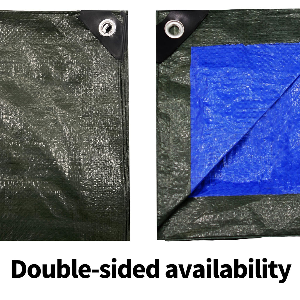 TARPAL 10x10 Feet Green Tarp Waterproof 6mil Small tarps Multipurpose Protective Cover All Purpose Poly Tarps Cover for Firewood Outdoor Furniture etc