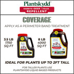 Plantskydd Animal Repellent - Repels Deer, Rabbits, Elk, Moose, Hares, Voles, Squirrels, Chipmunks and Other Herbivores; 8 LB Granular Shaker Jug (PS-VRD-8)