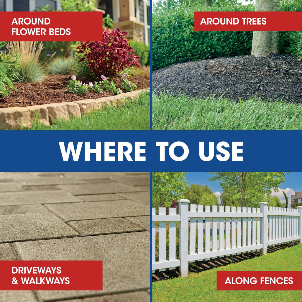 Roundup Weed & Grass Killer₄ with Sure Shot Wand, Use in and Around Flower Beds, Trees, and Driveways, 1 gal.