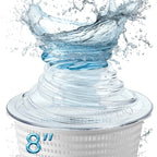 The Skimmie Cyclone (Skimmer Basket NOT Included) - Turbocharges Pool Skimmer Water Flow - Improves Pool Surface Cleaning & Debris Removal - 8" Funnel Design Works with Any Pool Water Level
