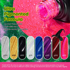 Beetles Gel Nail Polish Set – Wicked Mystic 8 Colors Gel Polish Kit, Gold Silver Black Green Blue Cat Eye Purple Red Glitter with Nail Art Accessories UV LED Soak Off Manicure Gift for Women