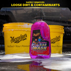 Meguiar's Deep Crystal Car Wash - Car-Wash Shampoo that Cleans Paint, Enhances Gloss, and Preserves Wax Protection, pH Balanced Car-Wash Soap with Excellent Foaming Action, 64 Oz (Pack of 2)
