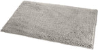 Basics Bathroom Rugs, Extra Soft Absorbent Shag Bath Rugs, Non-Slip, Dry Quickly, Machine Washable, Bath Mats for Bathroom Floor, Tub and Shower, 21" x 34", Platinum