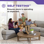 Kidde Hardwired Smoke & Carbon Monoxide Detector, 10-Year Battery Backup, Voice Alerts, Interconnectable LED Warning Light Indicators, 2 Pack