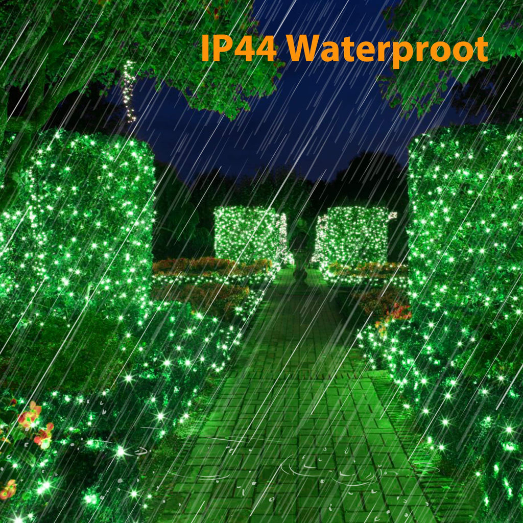 Brizled Green Christmas Lights, 78.74ft 240 LED Mini Lights String, Connectable Outdoor Christmas Lights, Plug-in 8 Modes Indoor Fairy Lights Waterproof for Xmas Tree St. Patricks Day Party Decoration