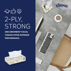 Kleenex® Professional Facial Tissues, Bulk (03076), 2-Ply, White, Flat Facial Tissue Boxes for Business, Convenience Case (125 Tissues/Box, 12 Boxes/Case, 1,500 Tissues/Case)