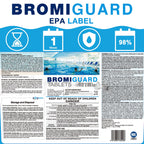 BROMIGUARD Bromine Tablets 1 Inch 4 Lbs for Spa Hot Tub Chemical Tabs | 1" Brominating Tablets Spa & Hot Tub Chemical Sanitizer