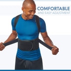 Back Brace Posture Corrector for Men and Women - Adjustable Posture Back Brace for Upper and Lower Back Pain Relief - Muscle Memory Support Straightener (Small)