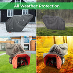Hybrid Covers Snow Blower Cover V2.0 Suits Two Stage Snowblower, Heavy Duty Cover, Universal Size, 600D Marine Grade Waterproof Solution Dyed Fabric with Fade Resistant UV Protection