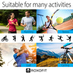 ROXOFIT Calf Brace for Torn Calf Muscle and Shin Splint Pain Relief - Calf Compression Sleeve for Lower Leg Injury, Strain, Tear - Neoprene Runners Tibia Splints Wrap for Men and Women