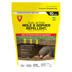 Victor M7002-2 Mole, Gopher, Vole, and Other Burrowing Animals Outdoor Repellent ,Yellow 10 Pound (Pack of 1)