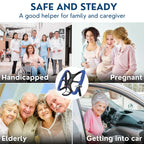 3 Pc Elderly Assistance Products Standing Aid Portable Lift Auto Cane Grab Handle Adjustable Car Door Handle for Elderly Handicap Accessories for Daily Living Elderly Mobility Aids Handicap Car Assist