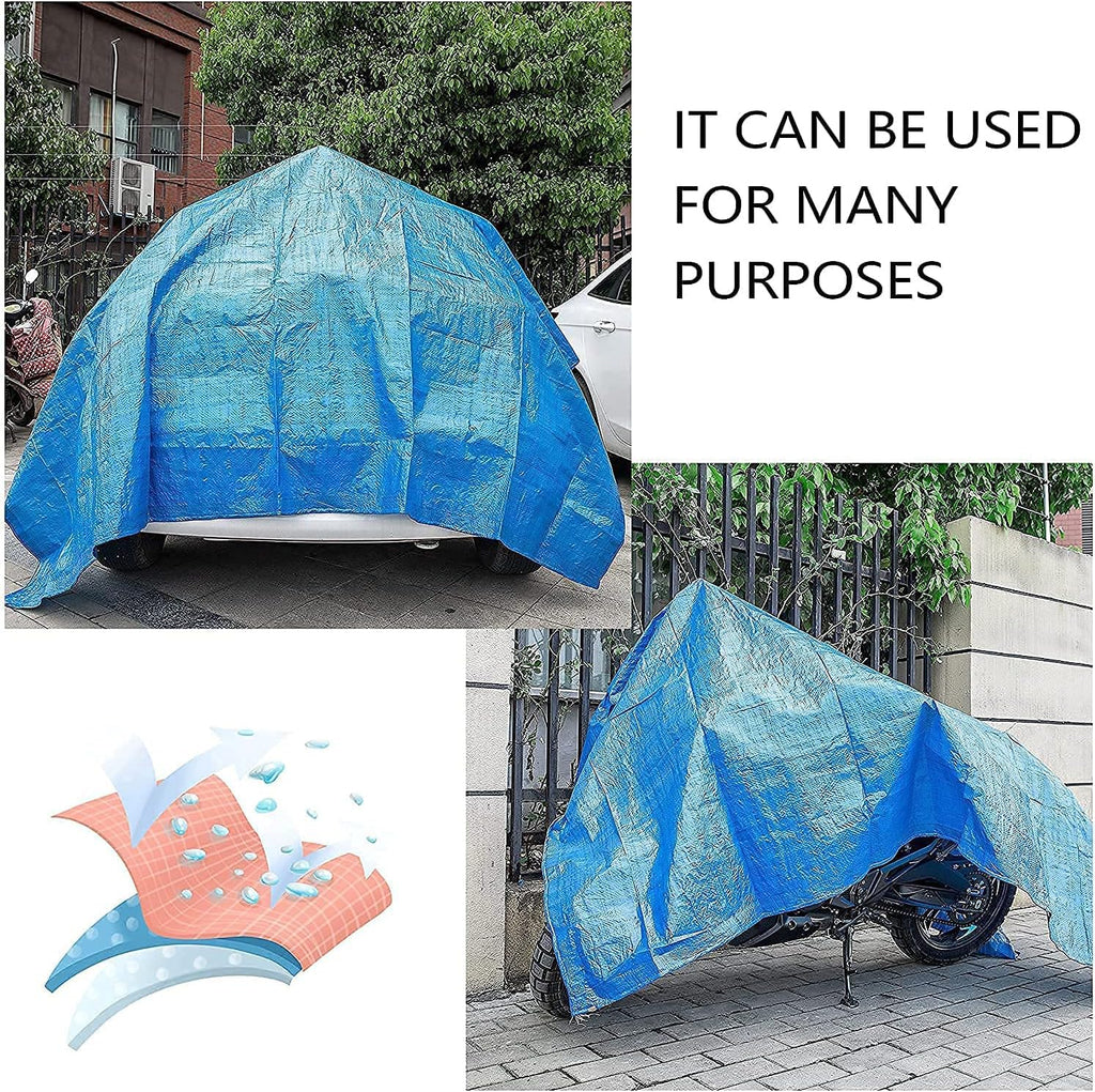codree 11 x 7.8 Ft Swimming Pool Ground Cloths- Rectangular Waterproof PE Swimming Pool Liner Pad for Protect Above Ground Pool Prevents Punctures Pool Tarp