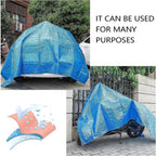 codree 11 x 7.8 Ft Swimming Pool Ground Cloths- Rectangular Waterproof PE Swimming Pool Liner Pad for Protect Above Ground Pool Prevents Punctures Pool Tarp