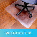 Dimex 46"x 60" Clear Rectangle Office Chair Mat For Hard Floors (1532630), 46" X 60"