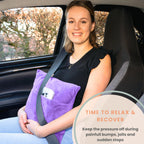 MOYOAMA Hysterectomy Pillow with Cooling Packs Included - Hysterectomy Recovery Products to Protect Vulnerable Areas - C Section Recovery Seatbelt Pillow to Relieve Pressure - Hysterectomy Gifts