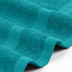 Utopia Towels - Salon Towel, Pack of 24 (Not Bleach Proof, 16x27 Inches) Highly Absorbent Cotton Towels for Hand, Gym, Beauty, Hair, Spa, and Home Hair Care, Turquoise