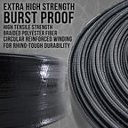 U.S. Pool Supply Pool Backwash Hose 1 1/2 Inch Diameter x 50 Feet - Discharge Hose for Pump, Sand Filter & Sump Pump Hoses - Burst Resistant Lay Flat Drainage Hoses for Inground & Above Ground Pools
