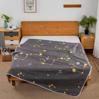 WenBags Bed Pads for Incontinence Washable,60 * 80 inches Large Reusable Waterproof Mattress Protector Pad,Pee Pads for Adults Elderly Pets or Kids Bed Wetting Protection, Hospital (Polyester)