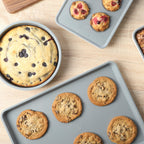 Sur La Table Kitchen Essentials Bake Sale Large 18 X 13 Inch PFA Free Ceramic Nonstick Cookie/Baking Sheet - Linen White