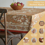 Maison d' Hermine 100% Cotton Table Cover - 60"x120" Rectangle Decorative Tablecloth - Washable Tablecloths for Dining, Home & Party - for Thanksgiving & Christmas - Kashmir Paisley Collection