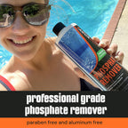 Pool Phosphate Remover - Fast Acting, Maximum Strength Phosphate Removal Pool Chemical - Perfect for Pool Openings to Make Your Pool Phosphate Free - AquaDoc (32 oz)