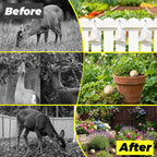 Atindirey Deer & Rabbit Repellent Balls- Outdoor Animal Deterrent for Garden, Yard, Trees & Plants | Natural, Long-Lasting | Safe for Pets, Kids, Flowers & Vegetables (12PCS)