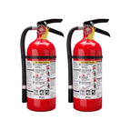 Kidde Pro 210 2A:10-B:C Fire Extinguisher, Rechargeable, Multi-Purpose for Home & Office, 4 lbs. & Fire Extinguisher for Home, 1-A:10-B:C, Dry Chemical Extinguisher, Red, Mounting Bracket
