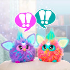 Furby Purple, 15 Fashion Accessories, Interactive Plush Toys for 6 Year Old Girls & Boys & Up, Voice Activated Animatronic