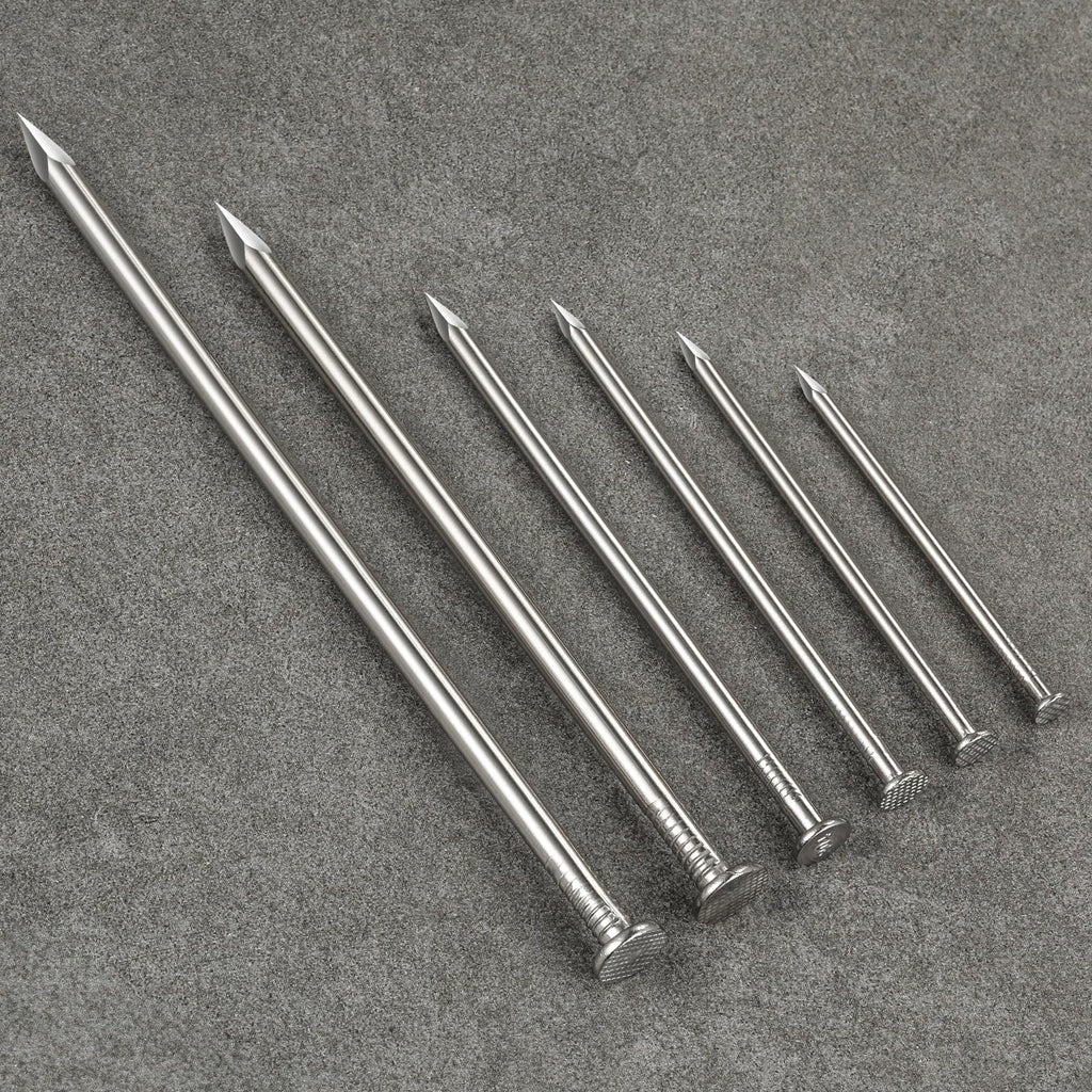 430pcs Stainless Steel 304 Nails Kit, Hanging Nails Kit, Wall Nails Kit, Dowels Kit, Long Nails Kit