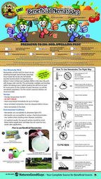 NaturesGoodGuys Beneficial Nematodes Triple Blend Pack HB+SC+SF - General Biological Pest Control (25 Million)
