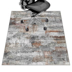 Office Chair Mat for Hardwood Floor&Tile Floor,36"X 48" Heavy Duty Desk Chair Mat for Hard Floors,Under Desk Rug for Rolling Computer Chair,Anti Slip,Low Pile Carpet Floor-Abstract Grey