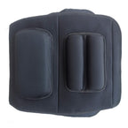 FOMI Premium Gel Cushion and Firm Back Support | Seat Cushion Pad and Upper Lower Thoracic and Lumbar Pillow for Car, Office Chair | Pressure Sore, Coccyx Pain Relief | Posture Aid (Grid Gel)