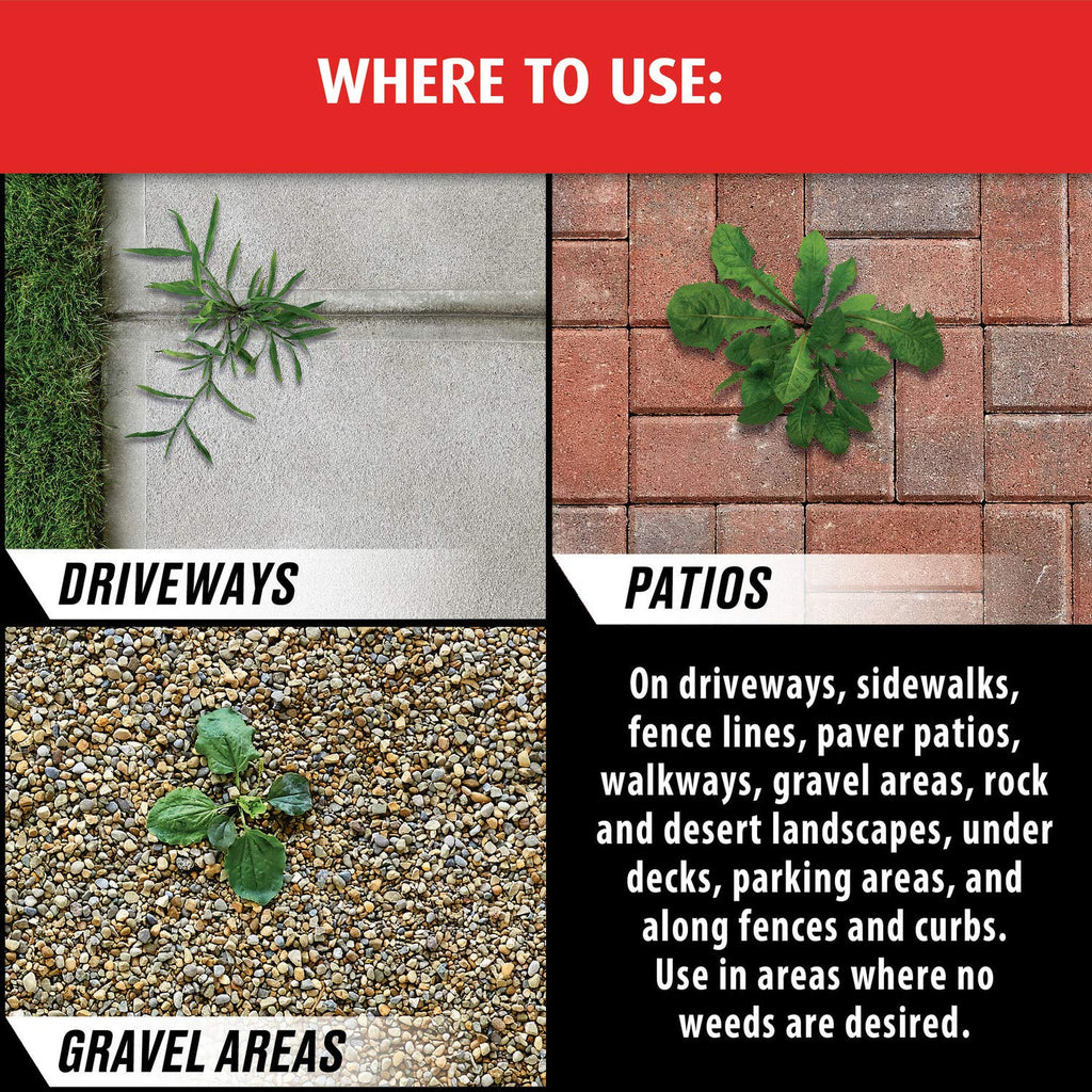 ORTHO GroundClear Year Long Vegetation Killer1 - Up to 1 Year of Weed and Grass Control, 2 gal.
