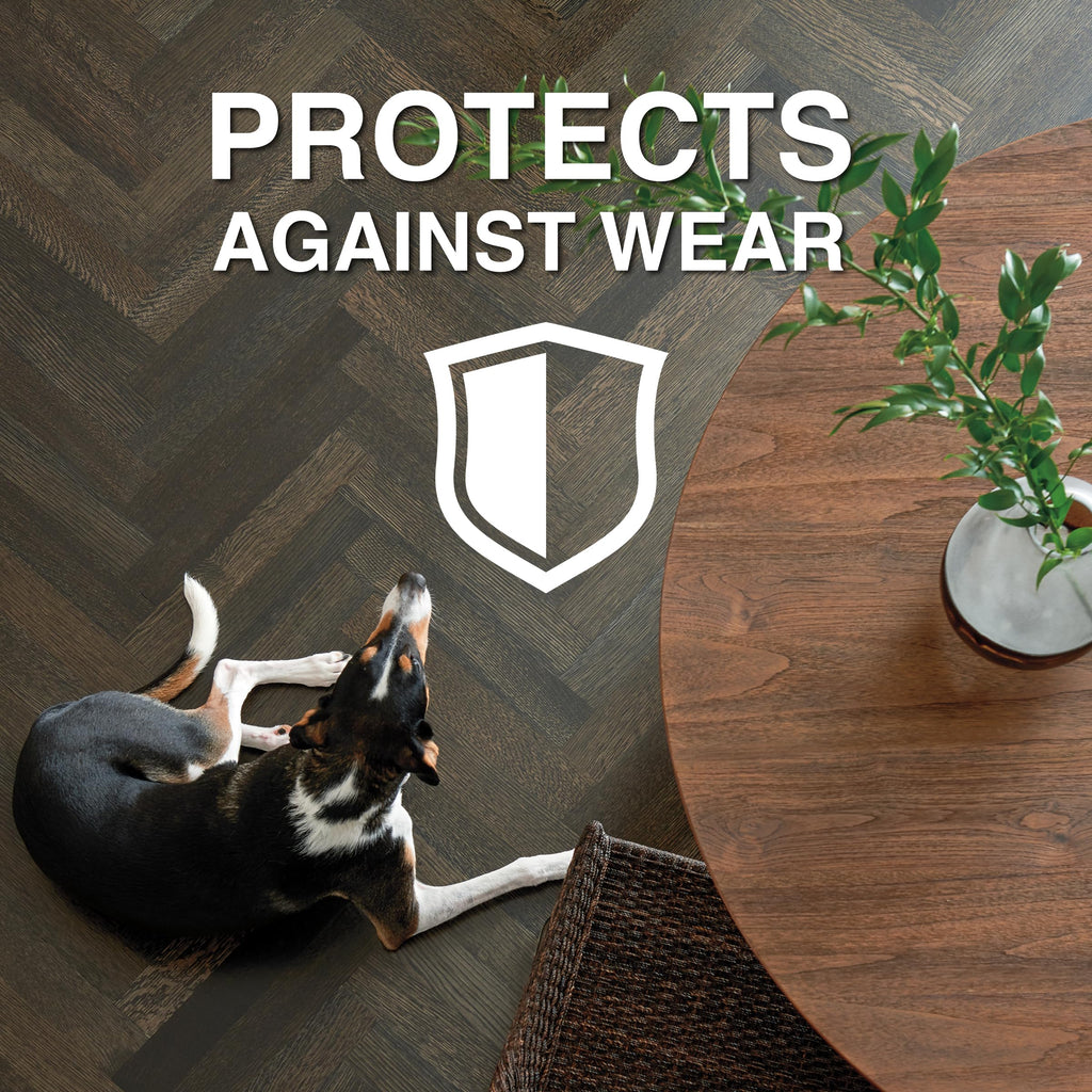 Bona Hardwood Floor Polish - 32 fl oz - Low Gloss Shine - 32 oz covers 500sq ft of flooring - for use on Wood Floors