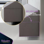 Wedge Pillow Headboard Bed Gap Filler Full - Headboard Pillow Full Size 54 X 10 X 6 - Long Pillow for Bed Wedge Gap Filler with Large Pocket for Bed Accessories - Mattress Gap Filler (Navy)