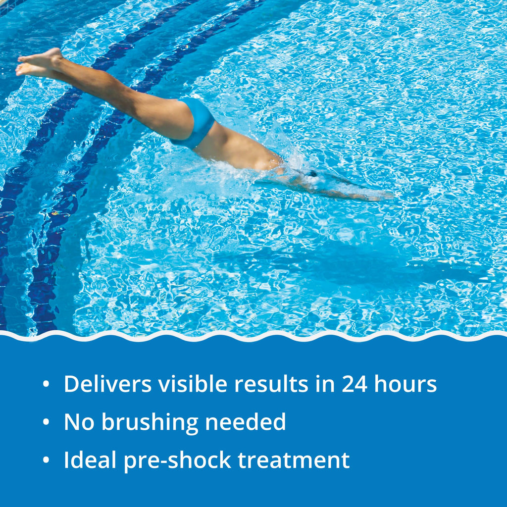 In The Swim Quick Clear Green - Turn Your Pool Water from Green and Cloudy to Sparkling Blue - 2 Pound