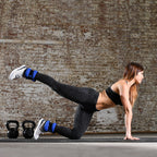 ProsourceFit Ankle Wrist Weights Set of 2, Adjustable Comfort Fit, 3 lb for Women, and Men, Blue