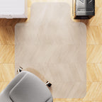 Yecaye Desk Chair Mat for Hardwood Floor, 48"×36" Office PVC Computer Chair Mat, Floor Protector for Rolling Chairs