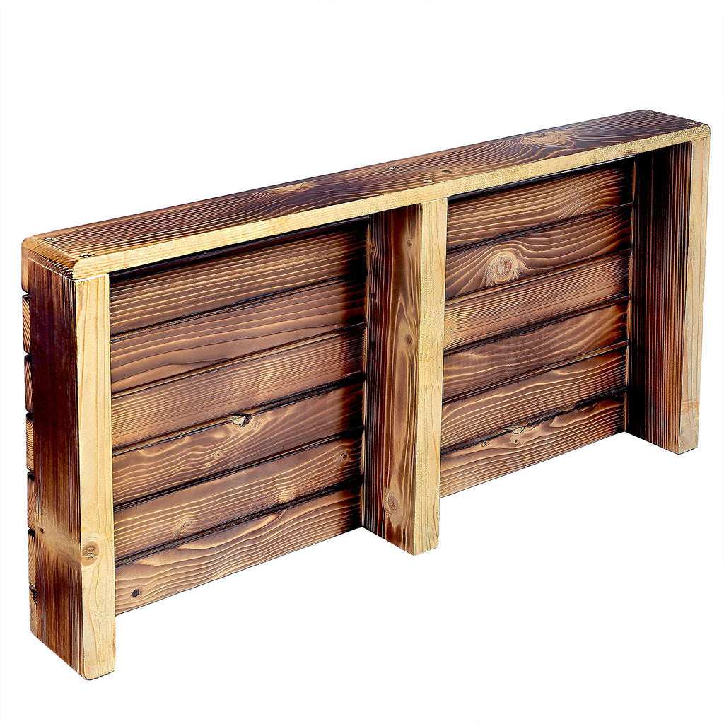 URFORESTIC Solid Wood Indoor/Outdoor 3 1/2" High Riser Step - Non-Slip All Weather Top & Feet Mobility Assistance